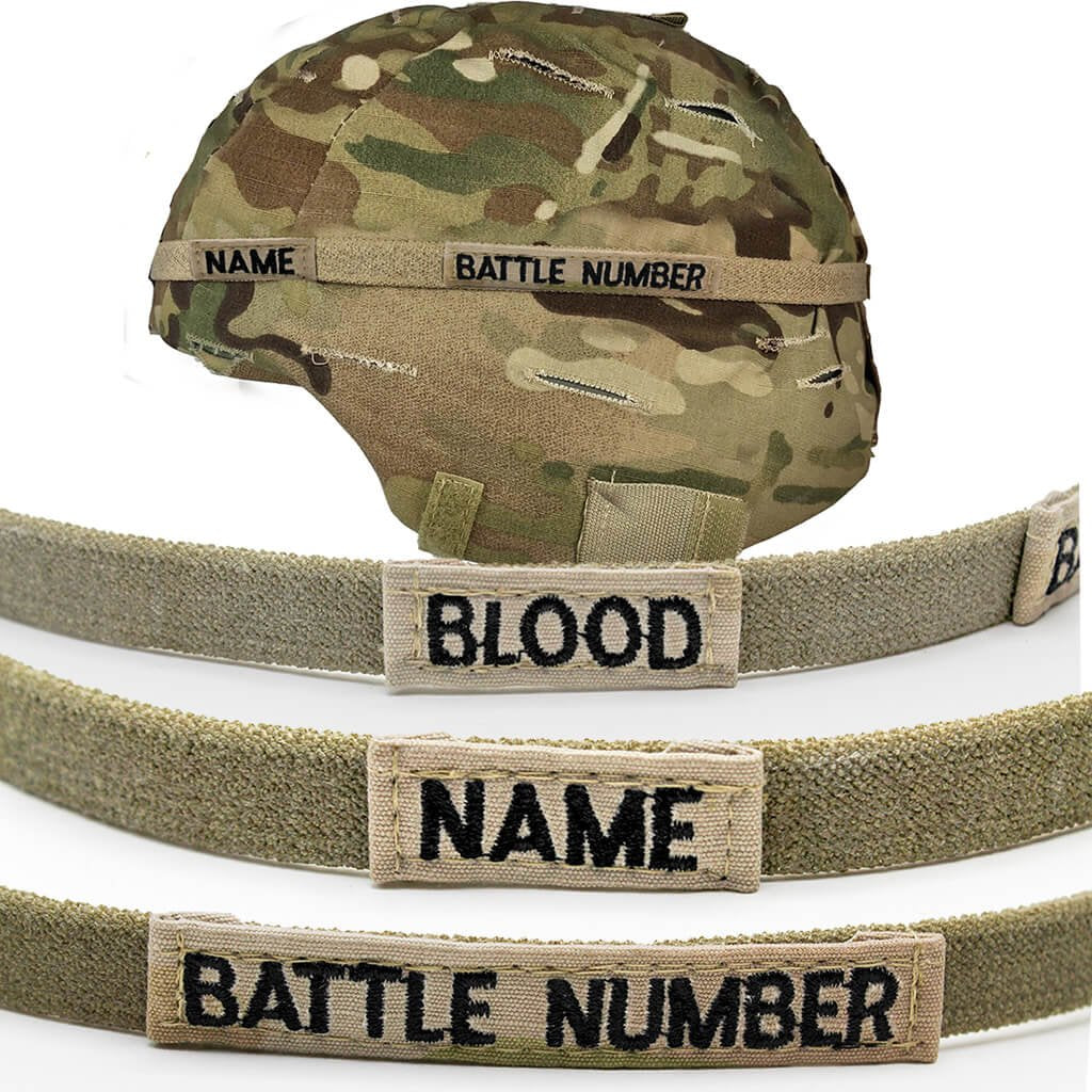 Army Cat Eyes ACH Helmet Band Add Name