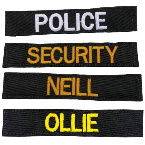 Police Black Name Tapes Law Enforcement Nametape