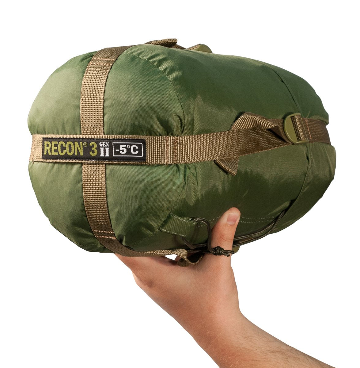 Recon 4 Gen II Lightweight Military Sleeping Bag in Hand