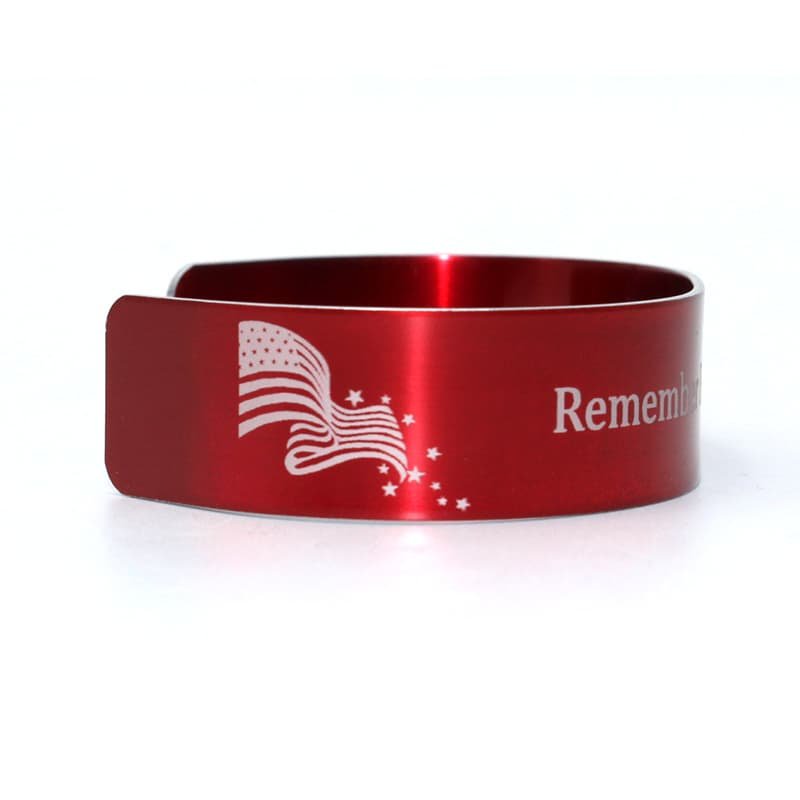 Red Custom Memorial Bracelet