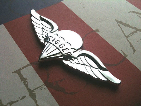 Parachute Rigger Badge Metal Decal