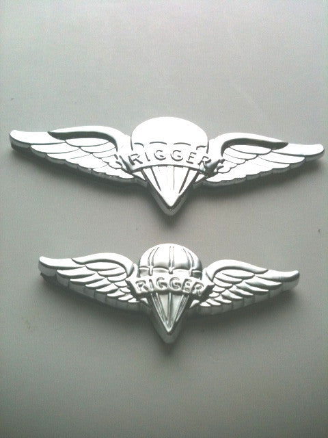 Parachute Rigger Badge Metal Decal