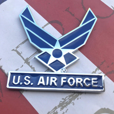 US Air Force Metal Car or Truck Decal