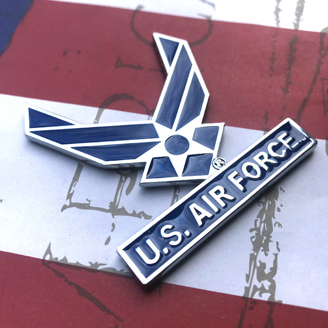 US Air Force Metal Car or Truck Decal