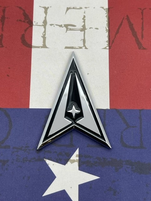 US Space Force USSF Metal Truck or Car Decal