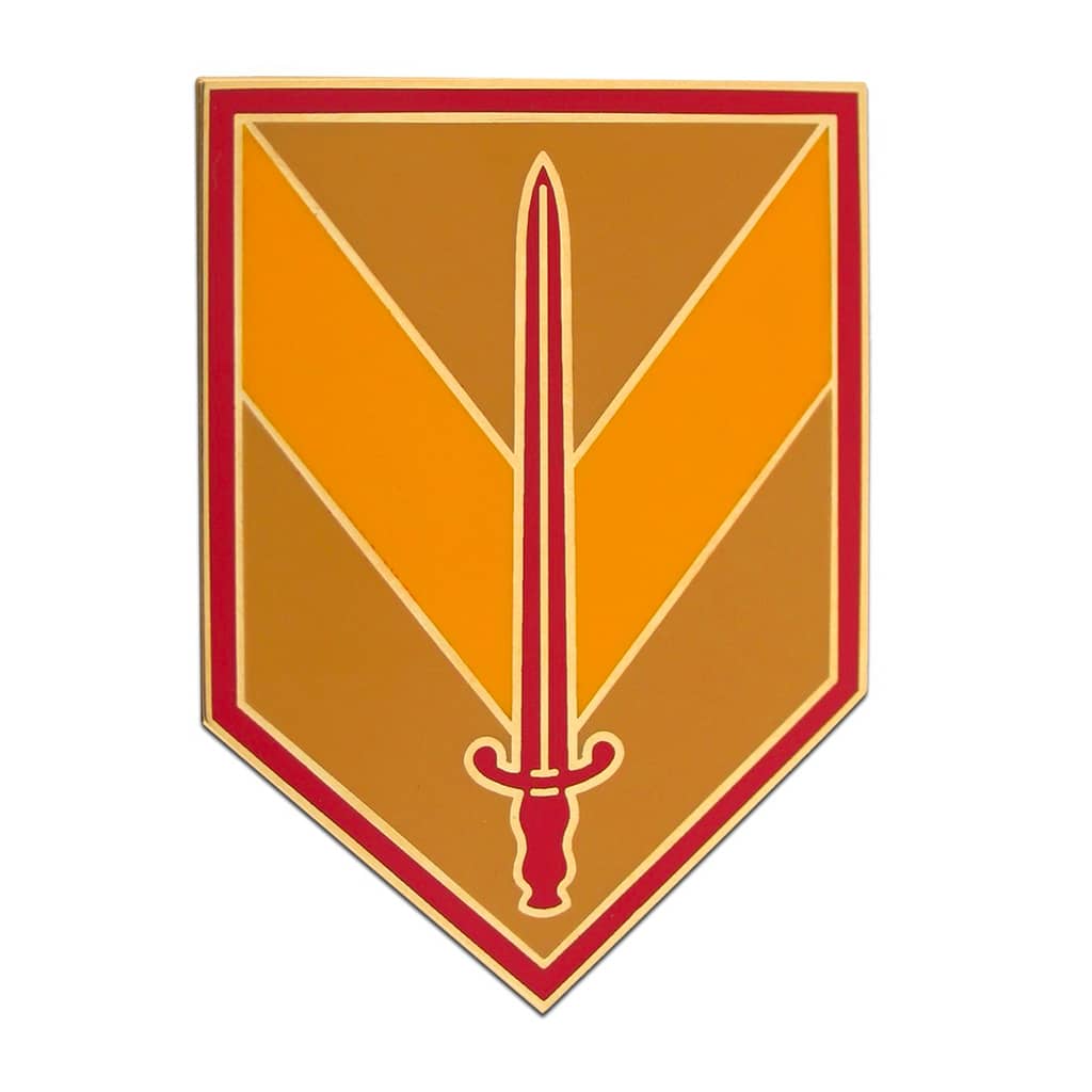 1st Sustainment Brigade Combat Service Identification Badge