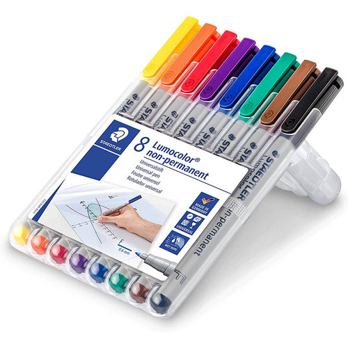 Lumocolor Non-Permanent Pens 8pk