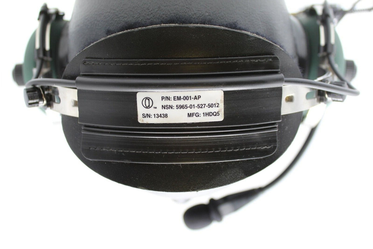 Peltor Stereo ANR Military Aviation Microphone Headset EM-001-AP