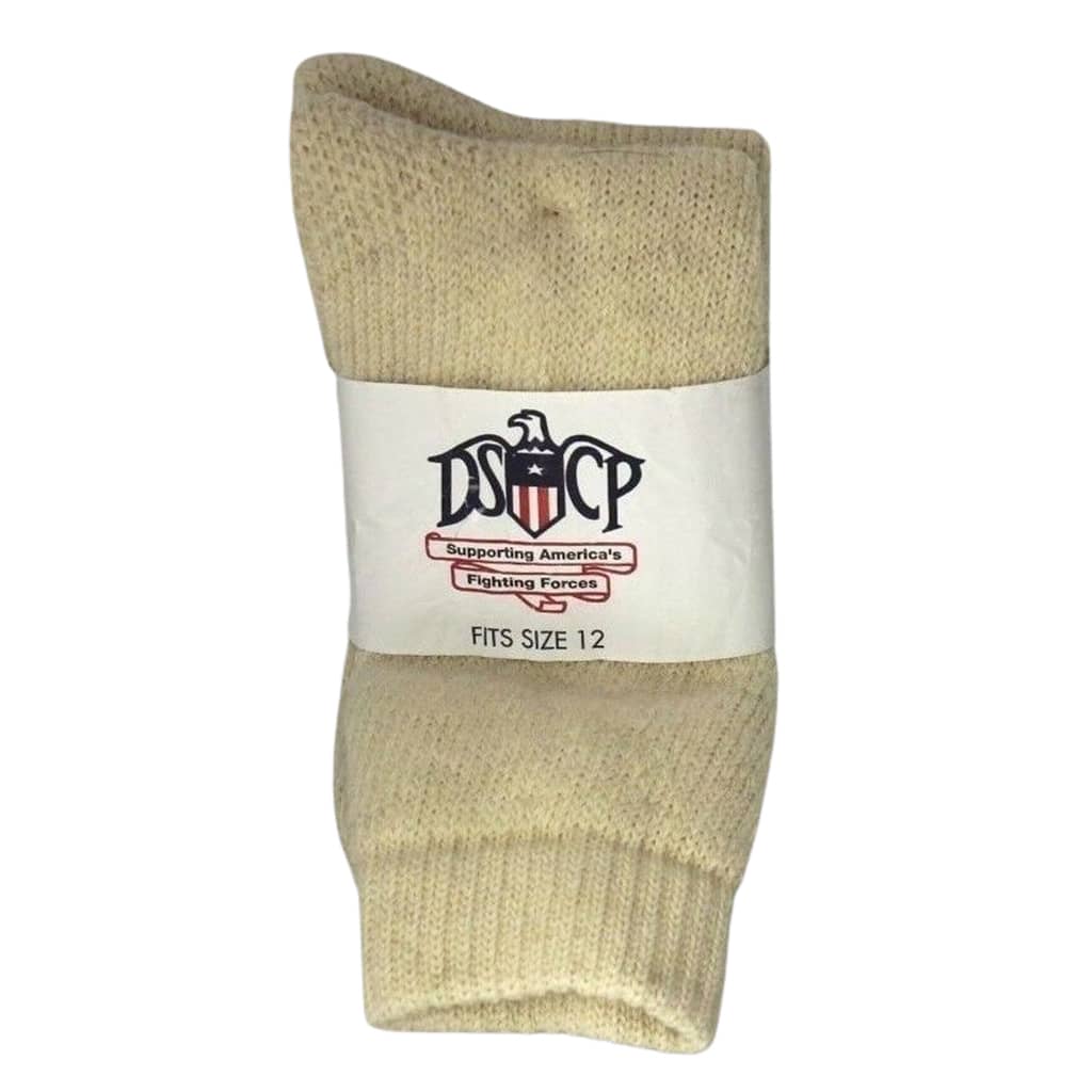 USGI White Wool Socks For Cold Weather Conditions