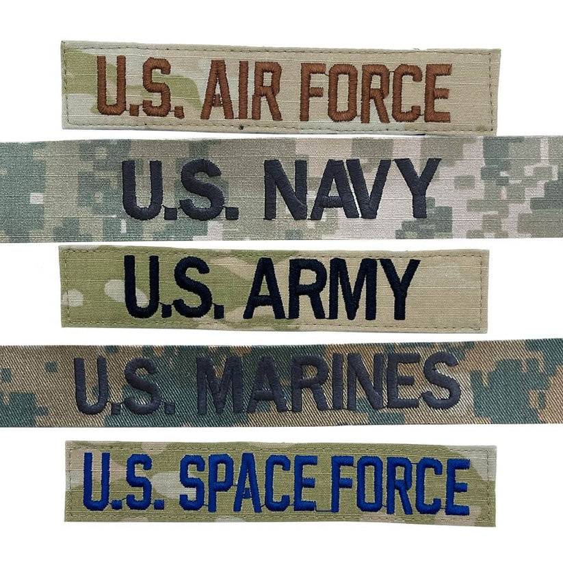 Military Name Tapes Including Army OCP Nametapes and Navy Digital