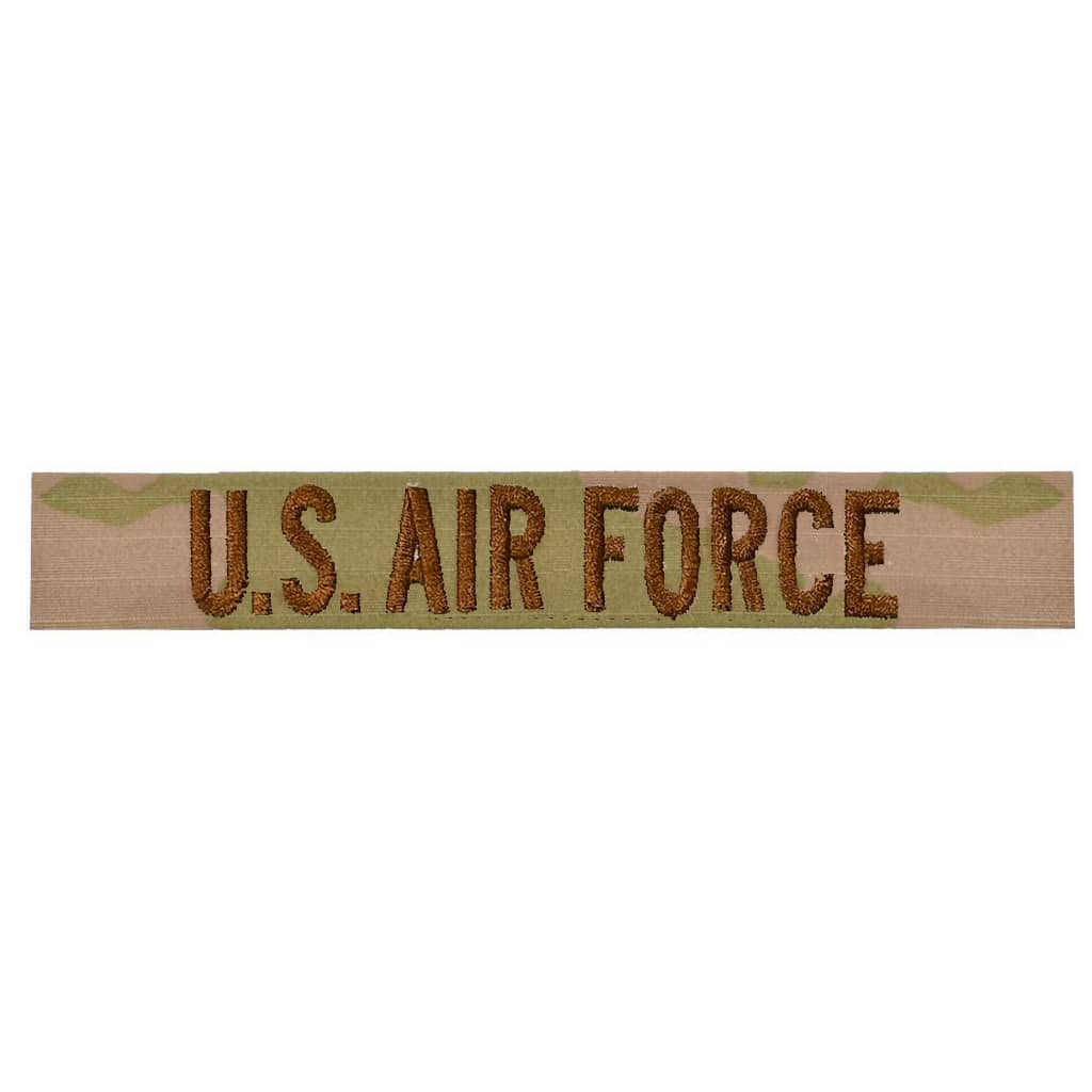 Custom U.S. Air Force OCP Name Tape, 8-Tone or 3-Tone